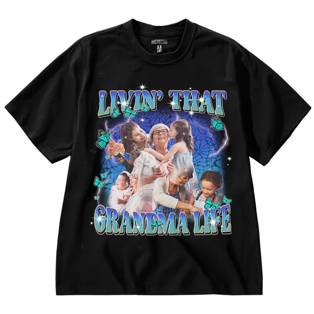 "Livin' that Grandma Life" Handcraft Tee - Histozing
