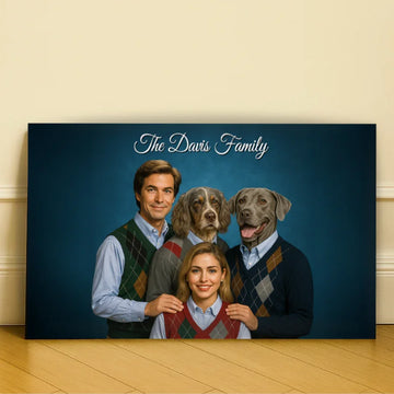 Family Portrait Step Brothers Wall Art