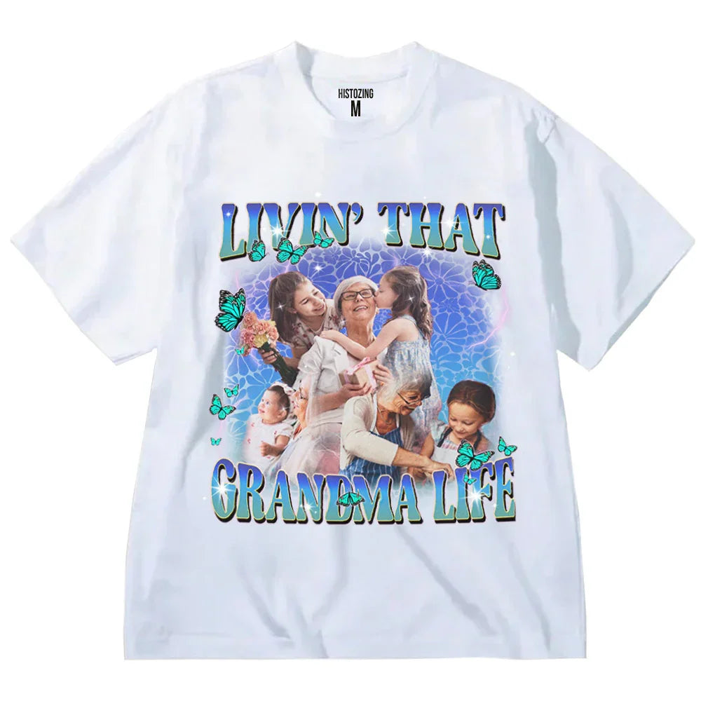 "Livin' that Grandma Life" Handcraft Tee - Histozing