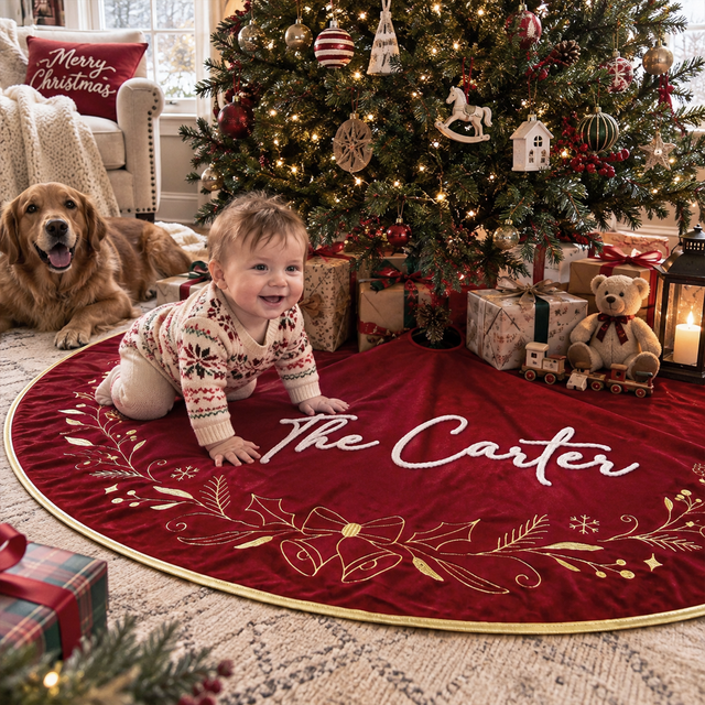 Cozy Christmas Tree Skirt