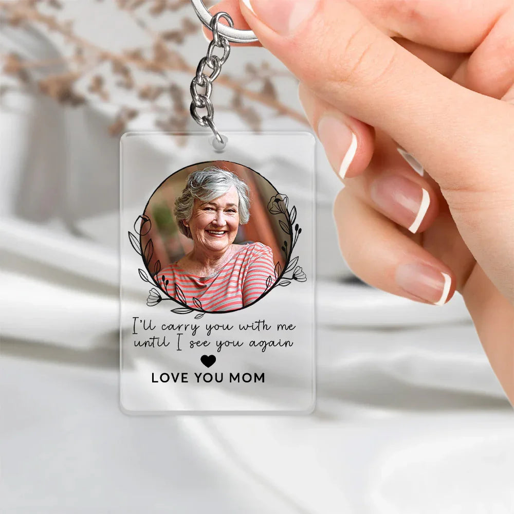 Love You Mom Handcraft Acrylic Keychain - Histozing