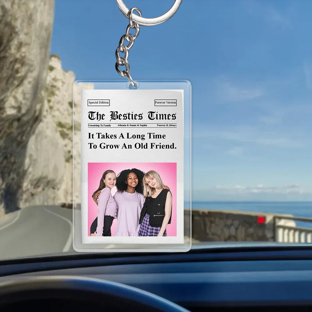 The Besties Times Handcraft Acrylic Keychain - Histozing