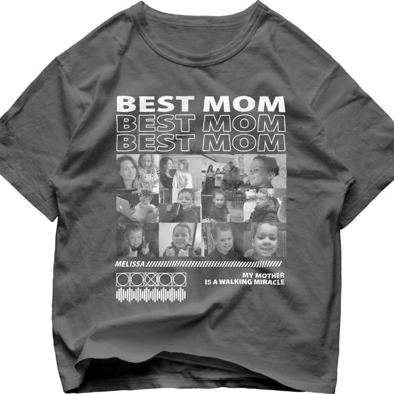 'Best Mom' Handcraft Tee - Histozing