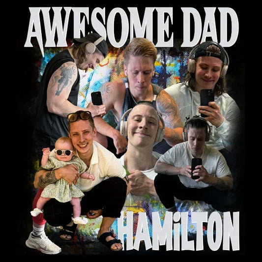 "Awesome Dad" Handcraft Tee - Histozing