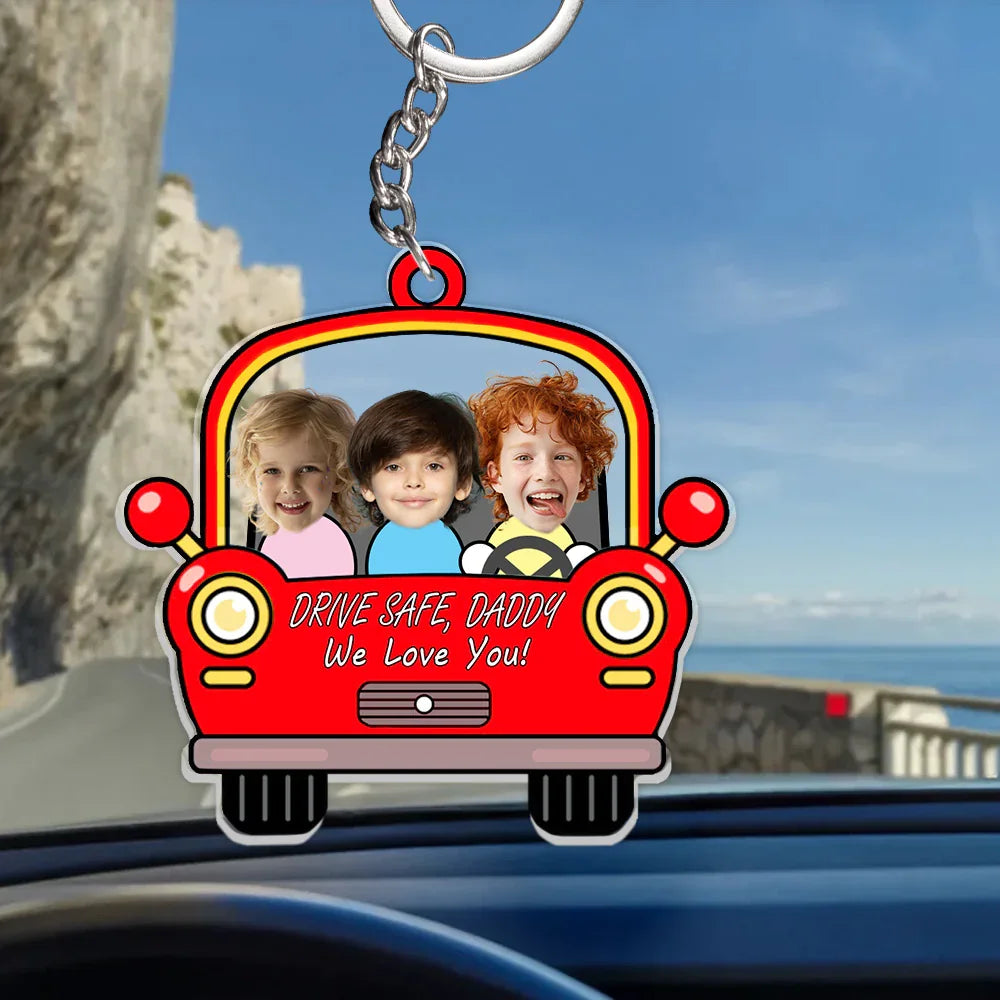 Drive Safe Daddy Handcraft Acrylic Keychain - Histozing
