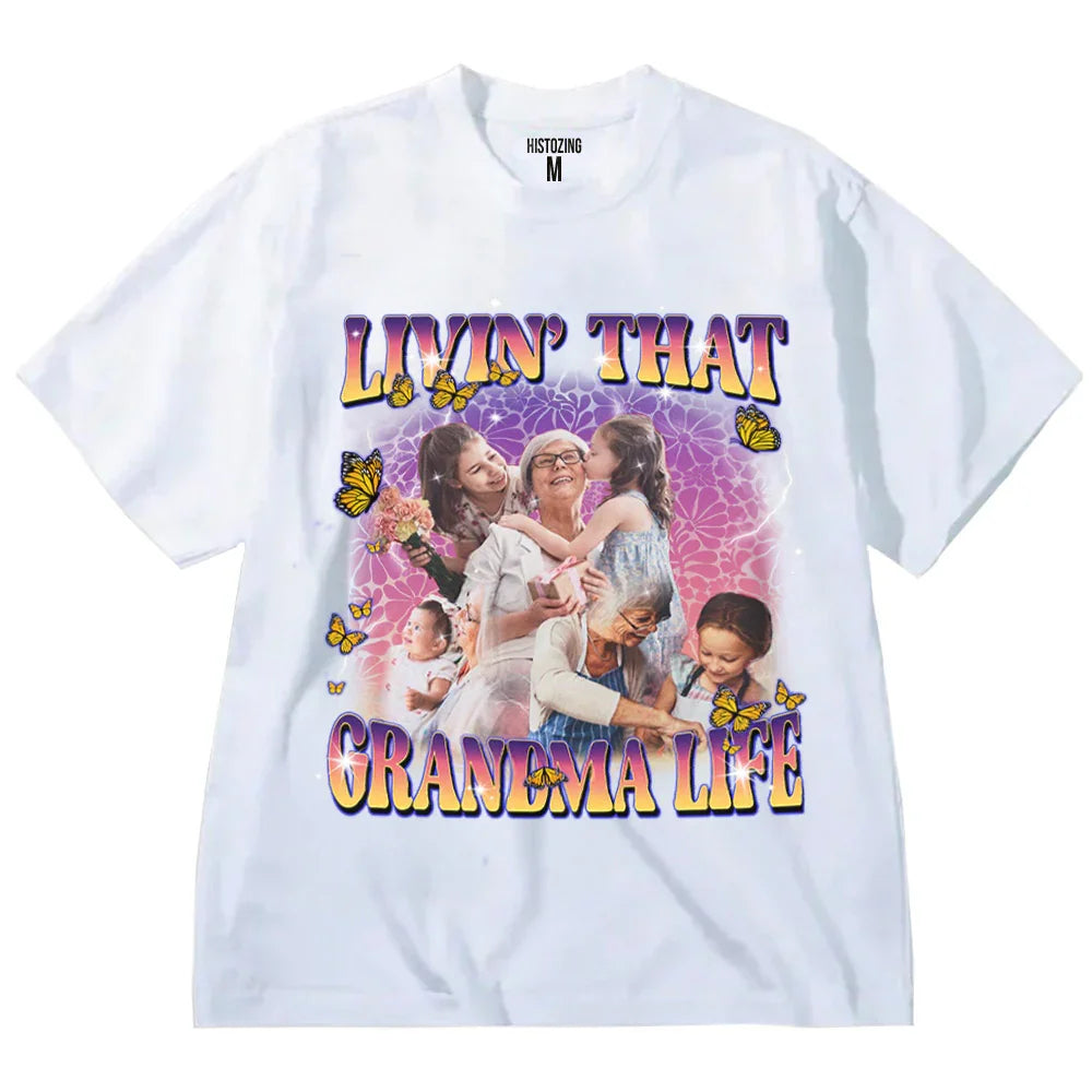 "Livin' that Grandma Life" Handcraft Tee - Histozing