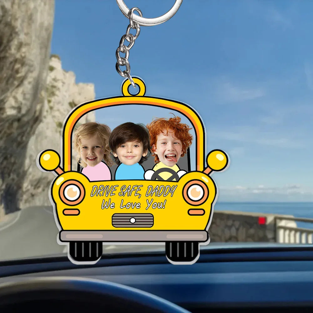 Drive Safe Daddy Handcraft Acrylic Keychain - Histozing