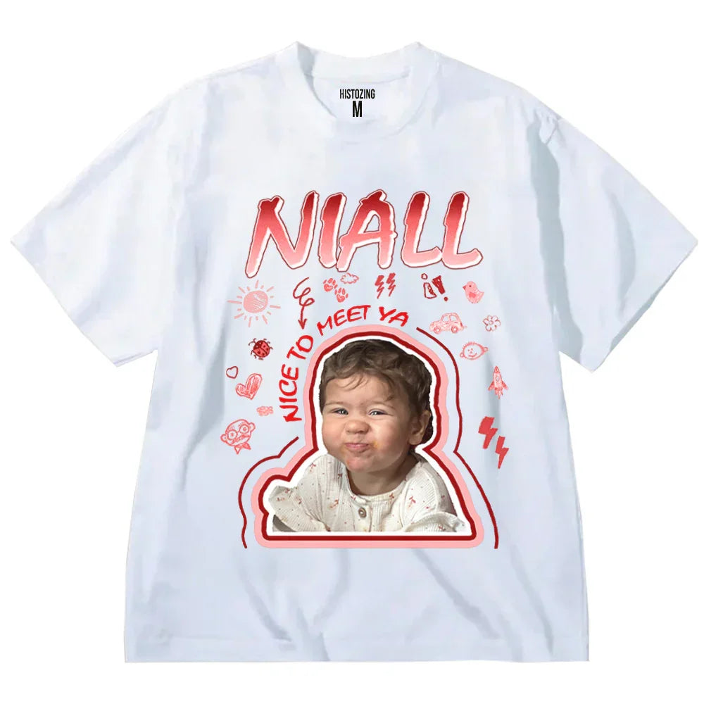 "Nice to meet ya" Handcraft Tee - Histozing