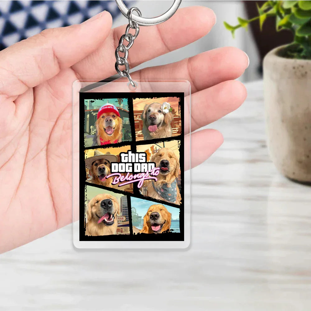 Pet Lover Handcraft Acrylic Keychain - Histozing