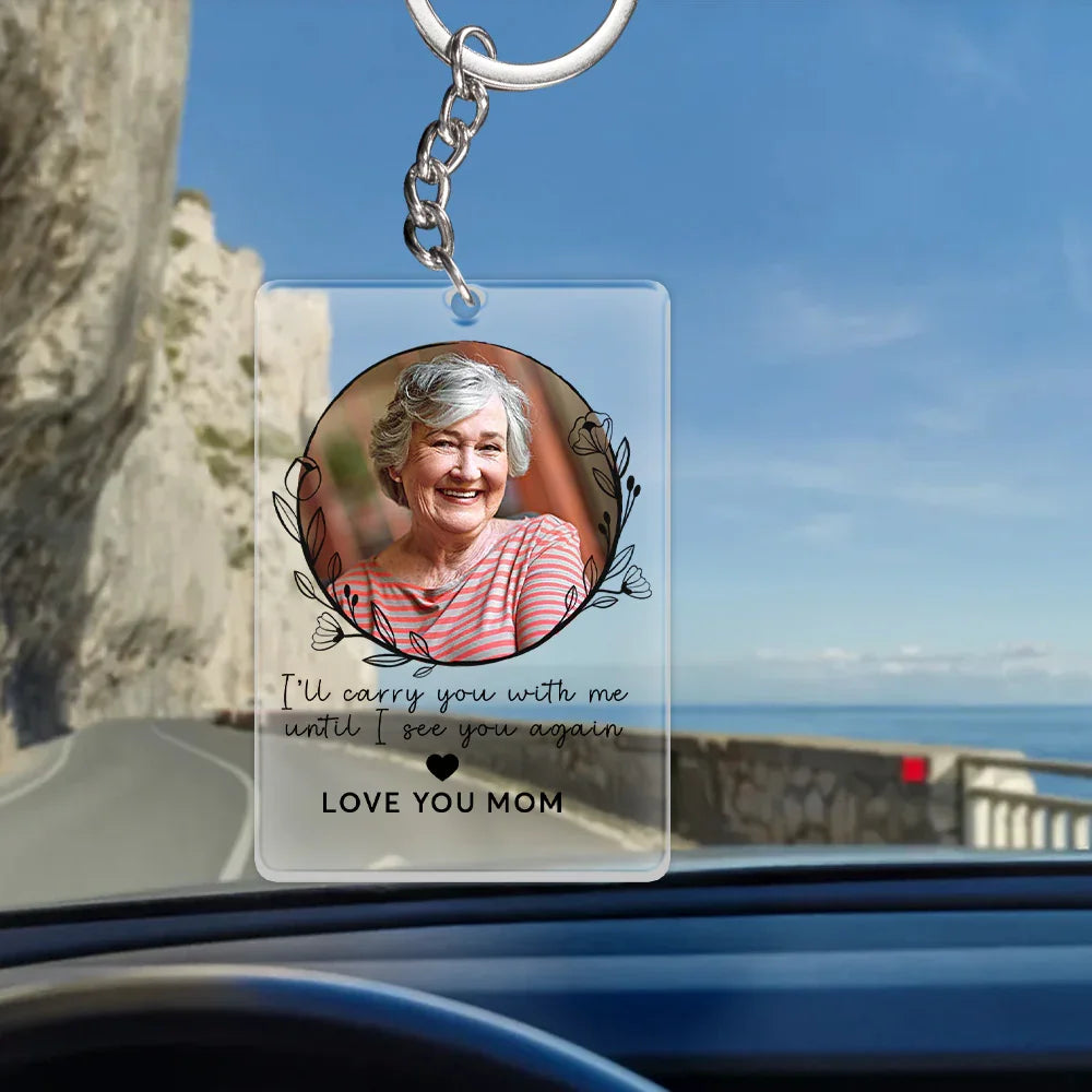 Love You Mom Handcraft Acrylic Keychain - Histozing