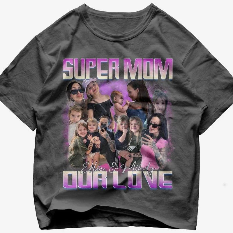 "Super Mom" Handcraft Tee - Histozing