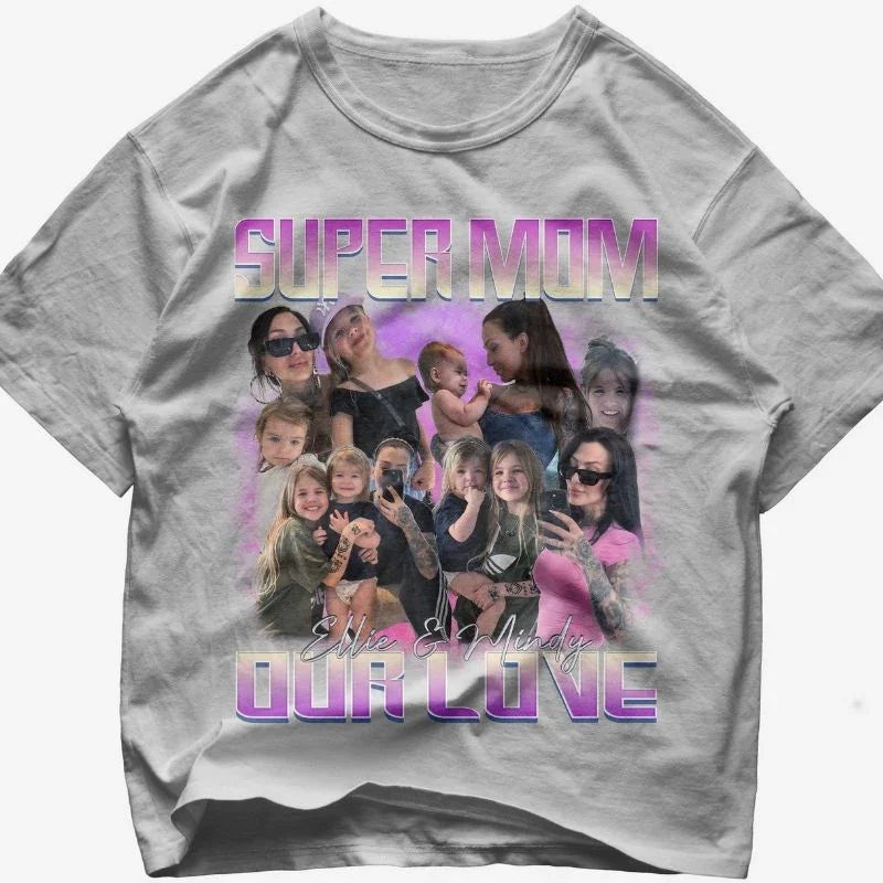 "Super Mom" Handcraft Tee - Histozing