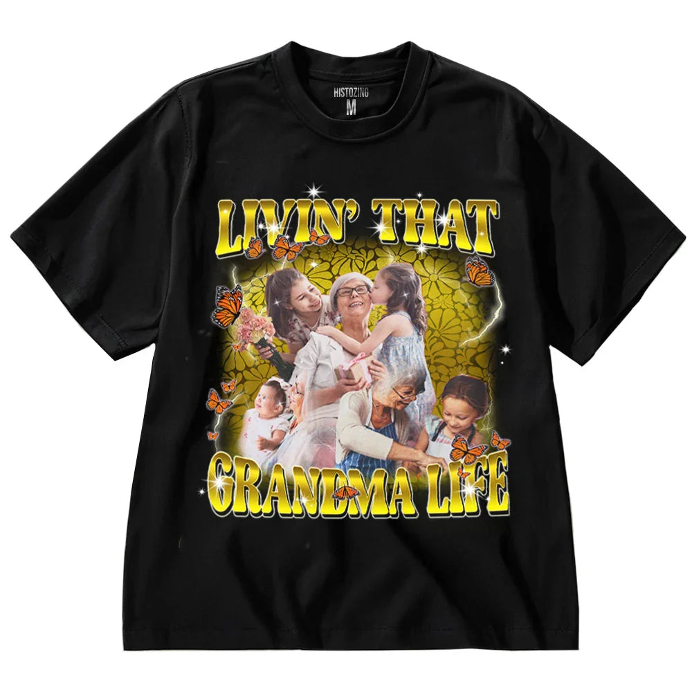 "Livin' that Grandma Life" Handcraft Tee - Histozing
