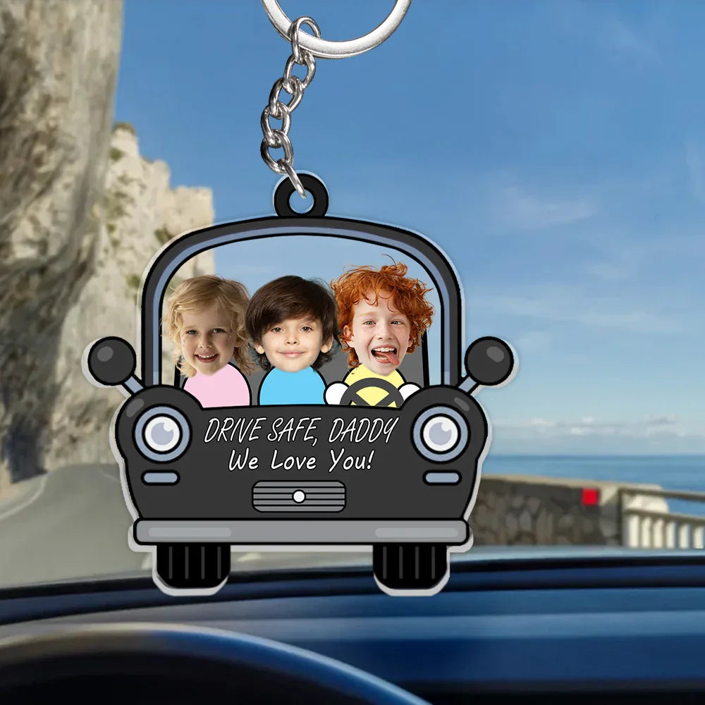 Drive Safe Daddy Handcraft Acrylic Keychain - Histozing