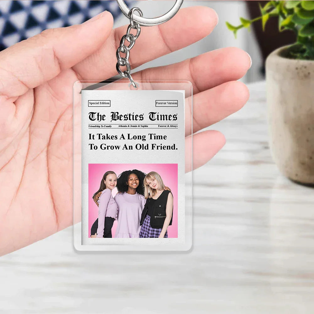 The Besties Times Handcraft Acrylic Keychain - Histozing