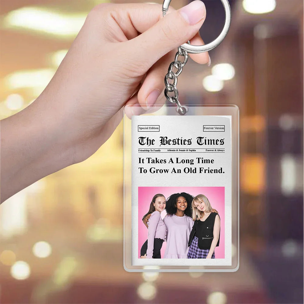 The Besties Times Handcraft Acrylic Keychain - Histozing