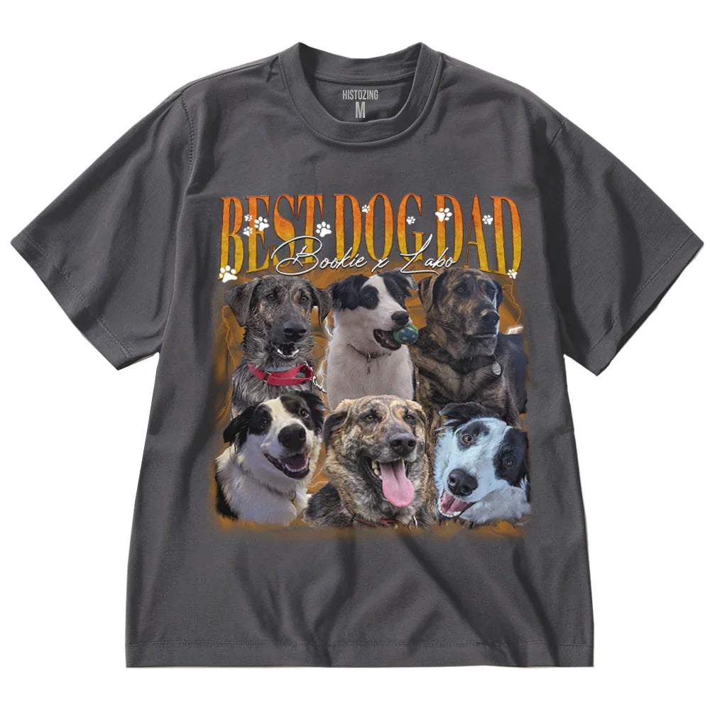 "Dog Dad" Handcraft Tee - Histozing