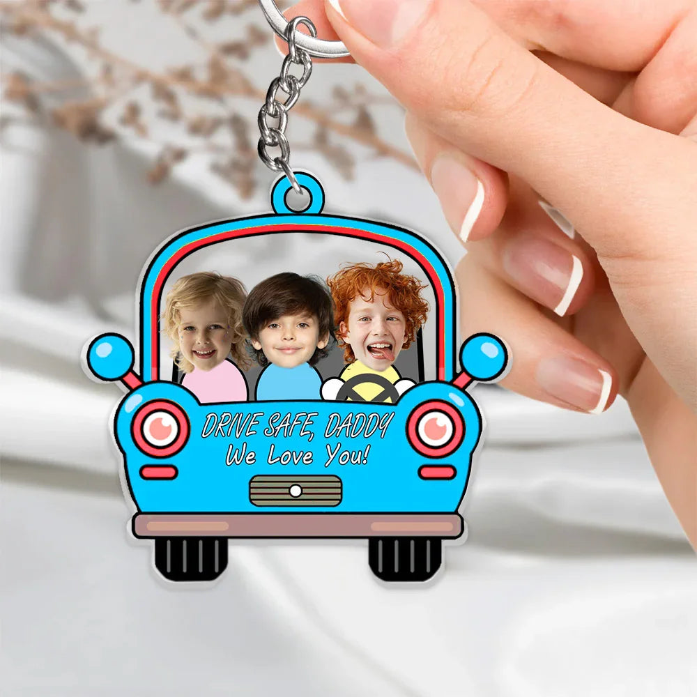 Drive Safe Daddy Handcraft Acrylic Keychain - Histozing