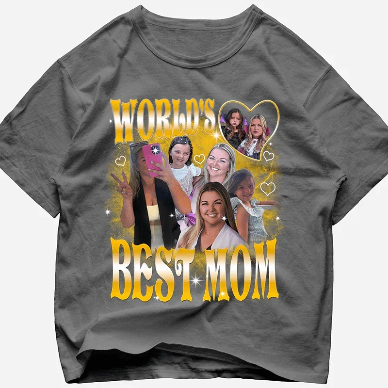 "World Best Mom" Handcraft Tee - Histozing