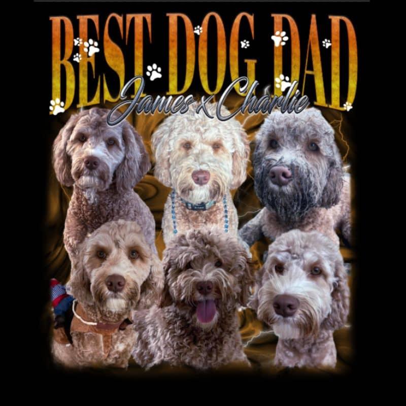 "Dog Dad" Handcraft Tee - Histozing