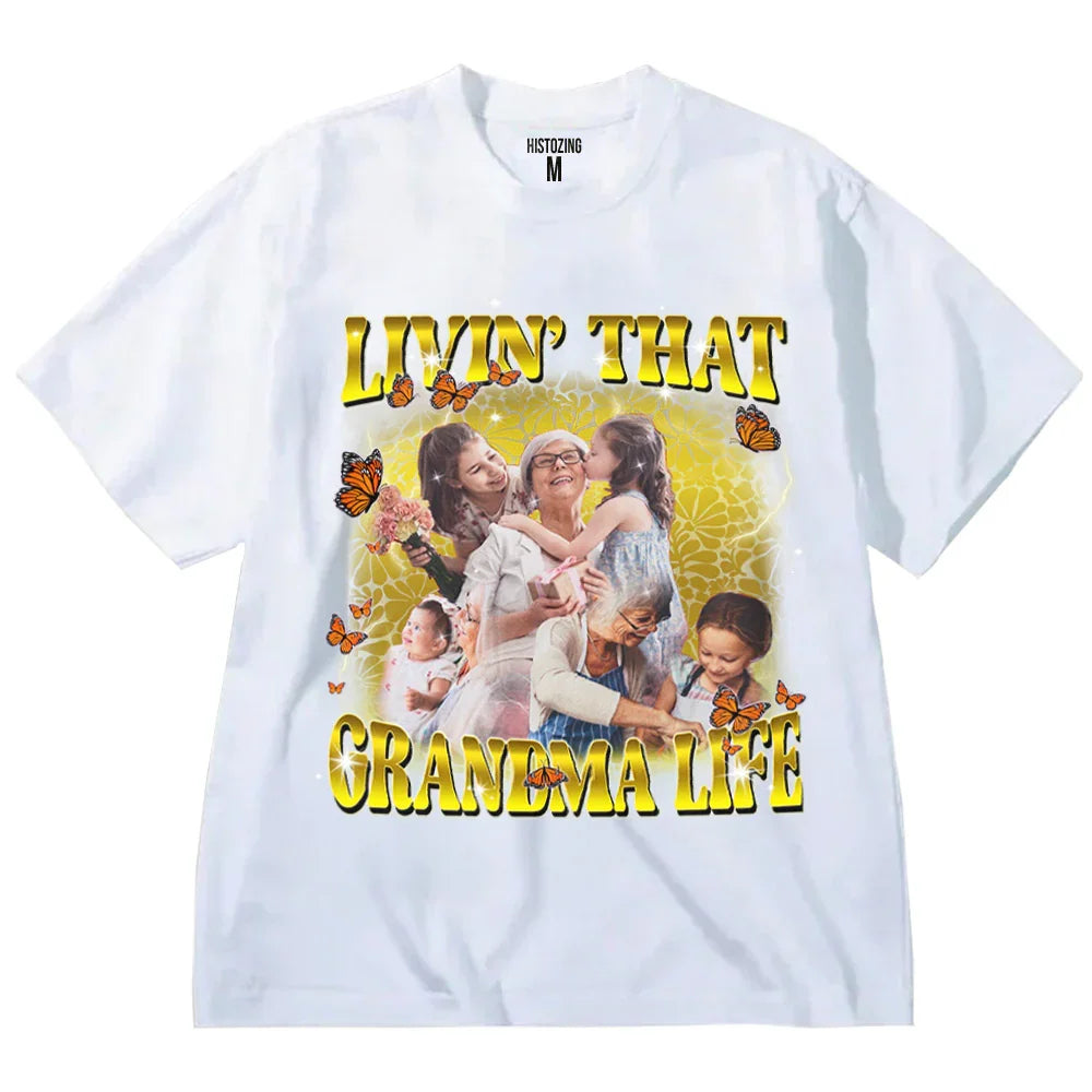 "Livin' that Grandma Life" Handcraft Tee - Histozing