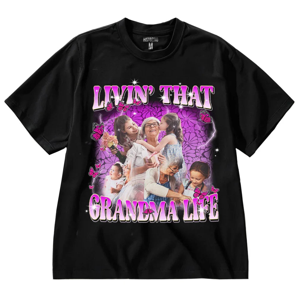 "Livin' that Grandma Life" Handcraft Tee - Histozing
