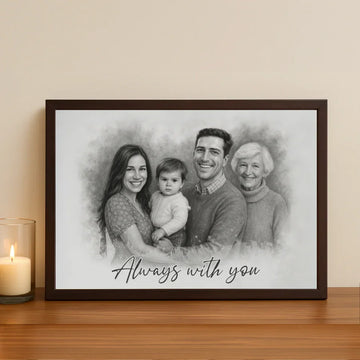 Always With You Handcrafted Wall Art