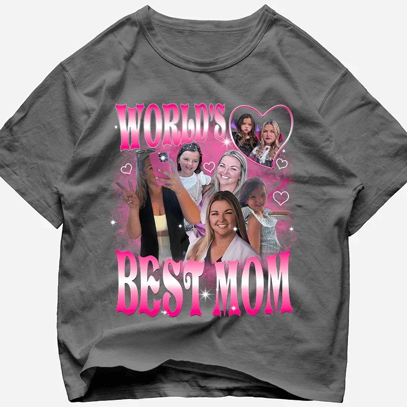 "World Best Mom" Handcraft Tee - Histozing