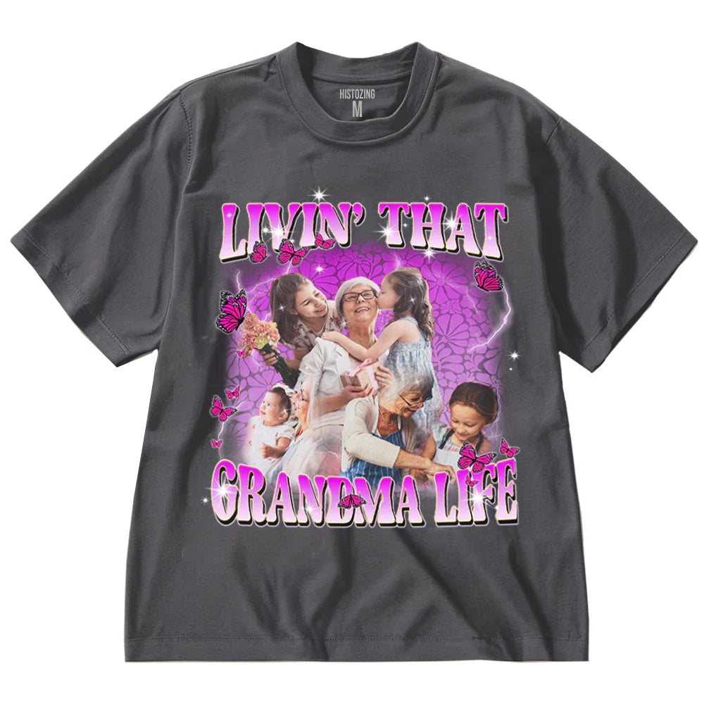 "Livin' that Grandma Life" Handcraft Tee - Histozing