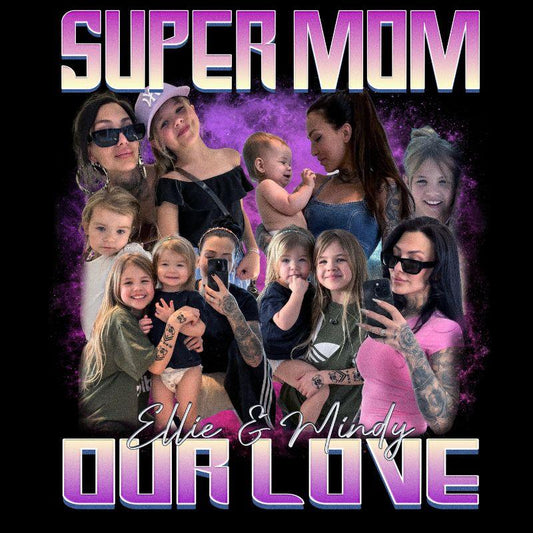 "Super Mom" Handcraft Tee - Histozing