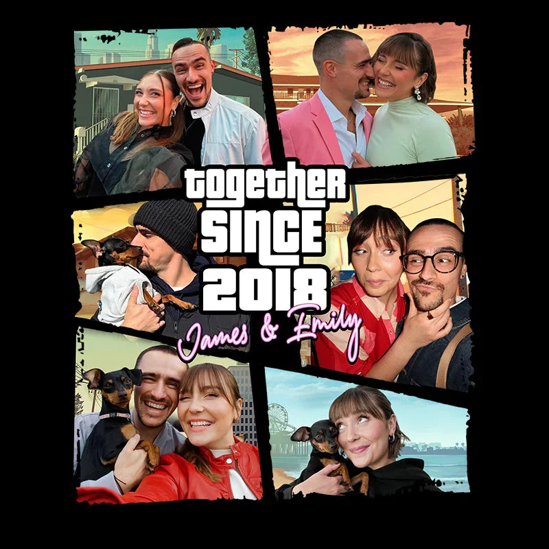 "Together Since - Trendy Style" Handcraft Tee - Histozing