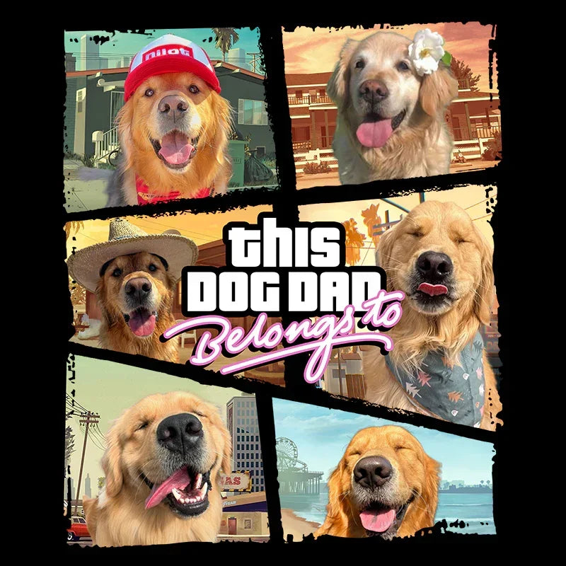 "This Dog Mom/Dad Belongs to" Handcraft Tee - Histozing