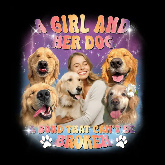 "A Girl and her Dog" Handcraft Tee