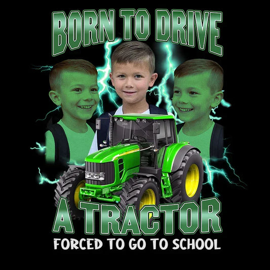 "Tractor" Kid Handcraft Tee - Histozing