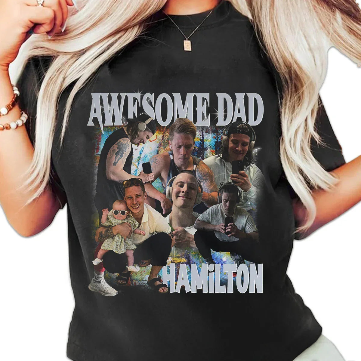 "Awesome Dad" Handcraft Tee - Histozing