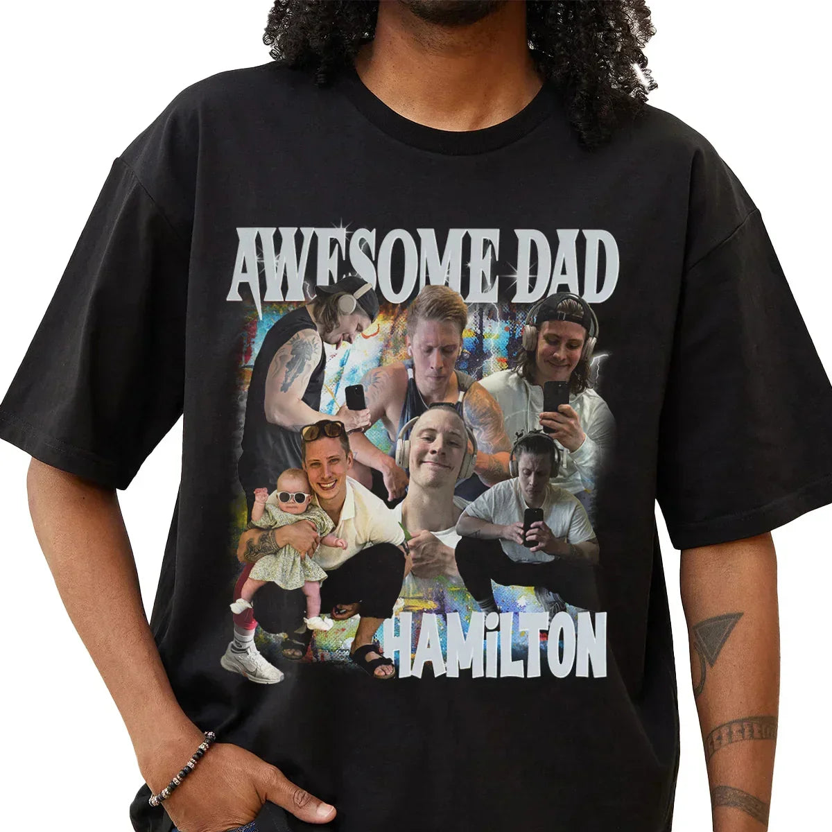 "Awesome Dad" Handcraft Tee - Histozing