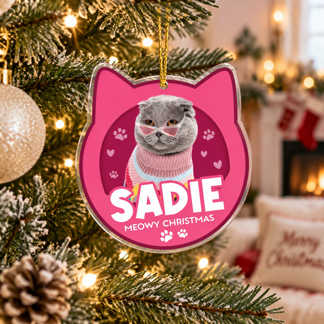 Furry Handcraft Baby Cat Ornament
