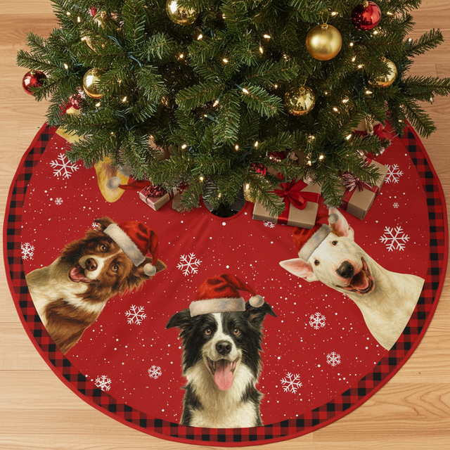 Circle of Joy Christmas Tree Skirt