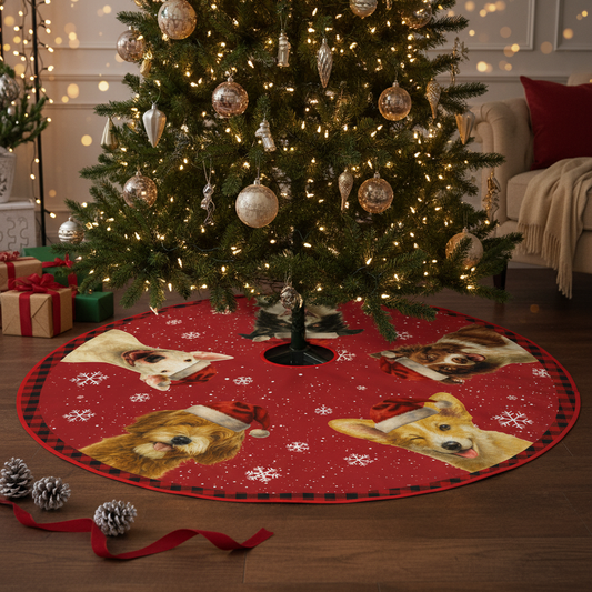 Circle of Joy Christmas Tree Skirt