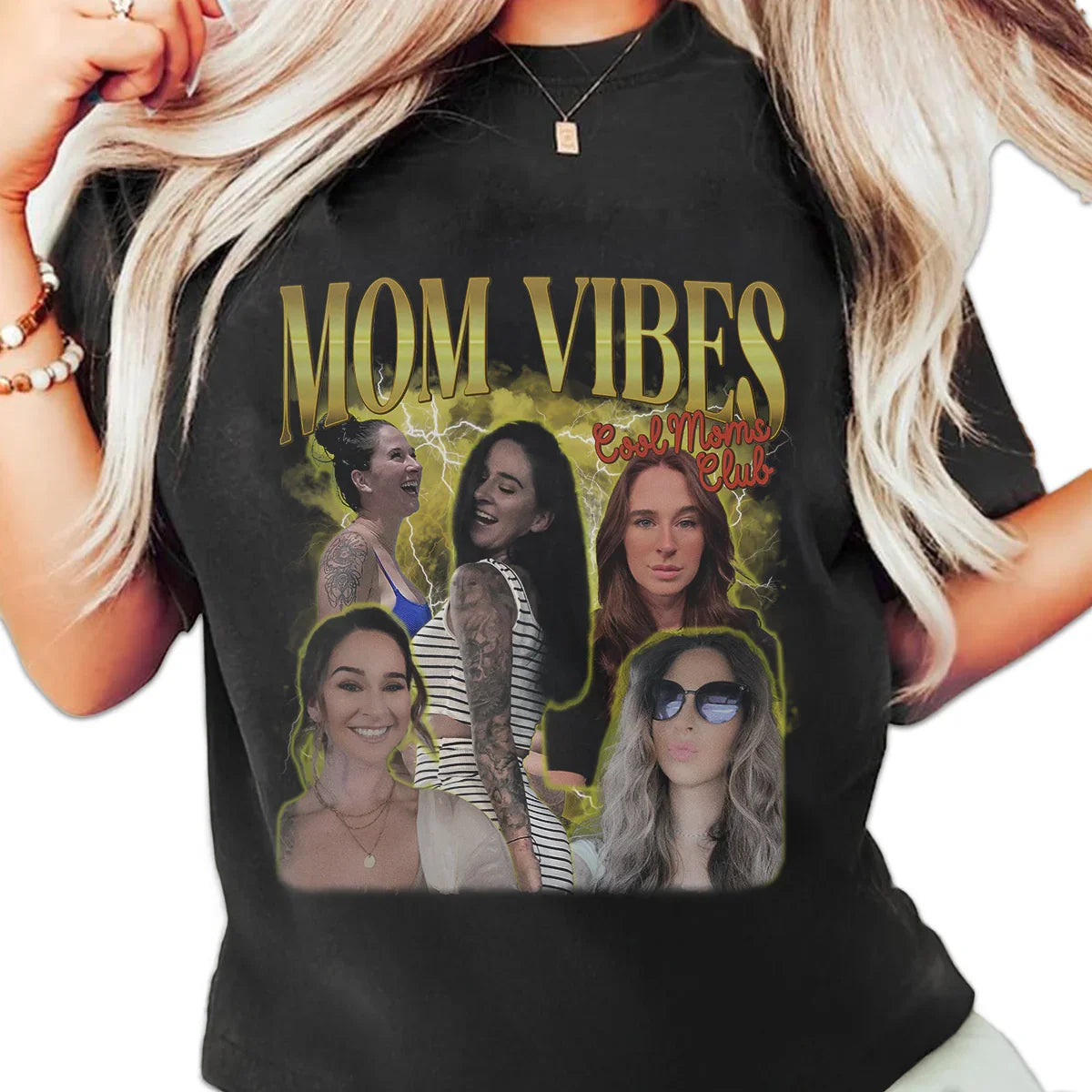 "Cool Mom Club" Handcraft Tee - Histozing