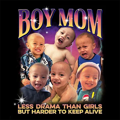 "Boy Mom" Handcraft Tee - Histozing