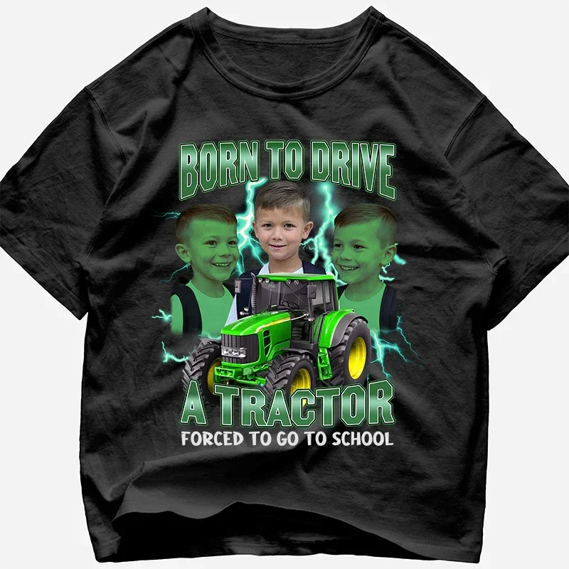 "Tractor" Kid Handcraft Tee - Histozing