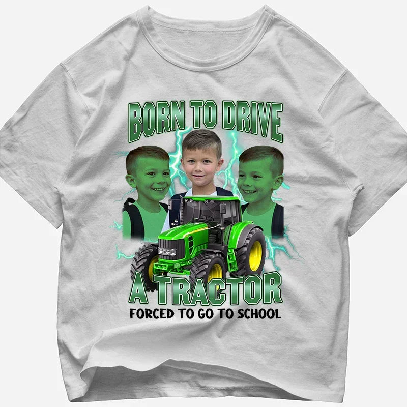 "Tractor" Kid Handcraft Tee - Histozing