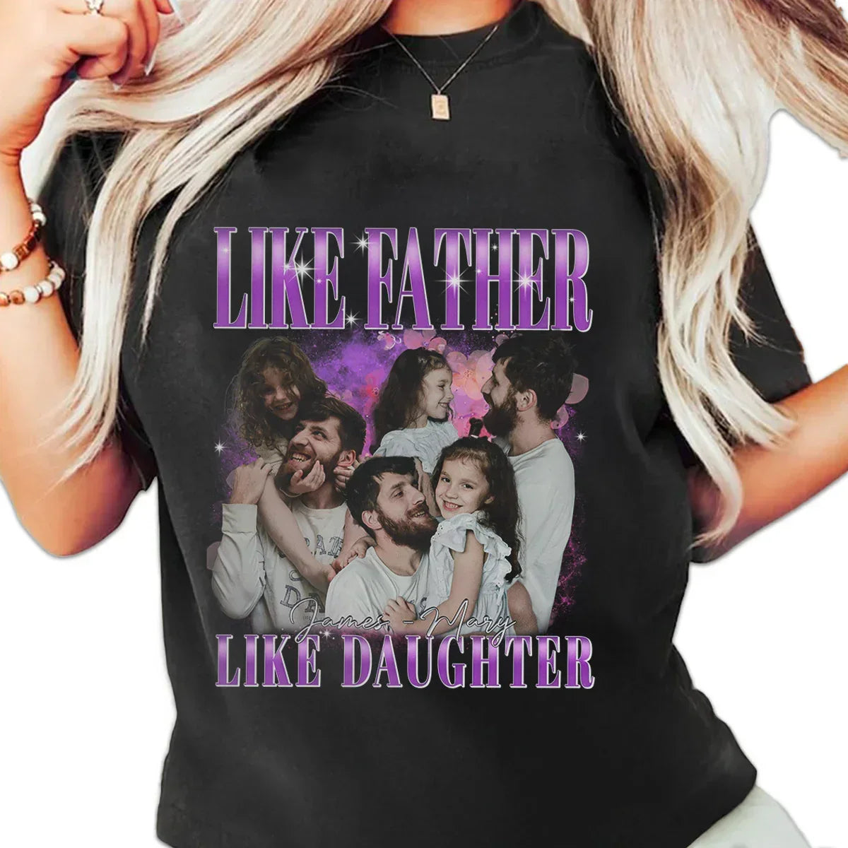 "Like Father Like Daughter" Handcraft Tee - Histozing