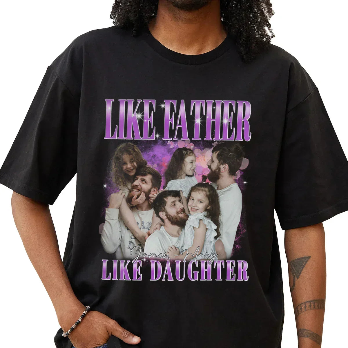 "Like Father Like Daughter" Handcraft Tee - Histozing