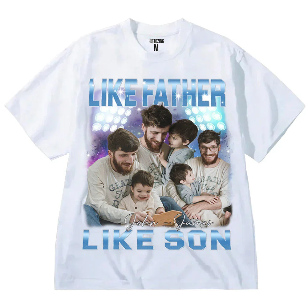 "Like Father Like Son 1" Handcraft Tee - Histozing