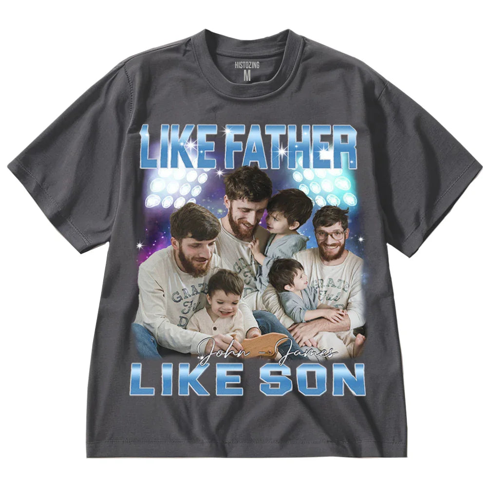 "Like Father Like Son 1" Handcraft Tee - Histozing