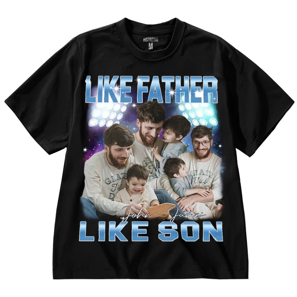 "Like Father Like Son 1" Handcraft Tee - Histozing