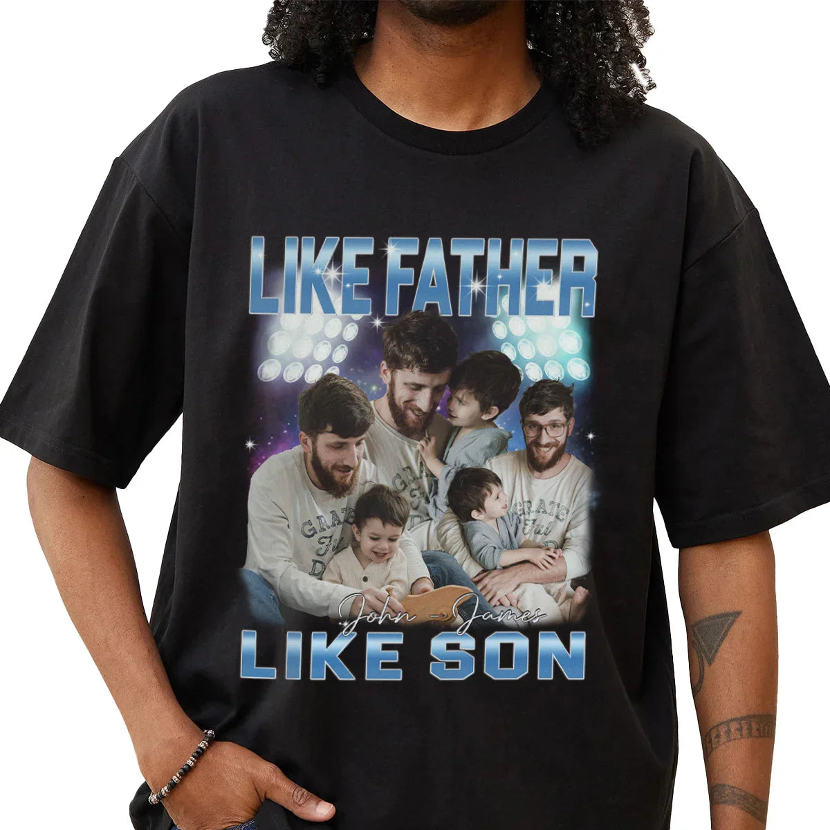 "Like Father Like Son 1" Handcraft Tee - Histozing