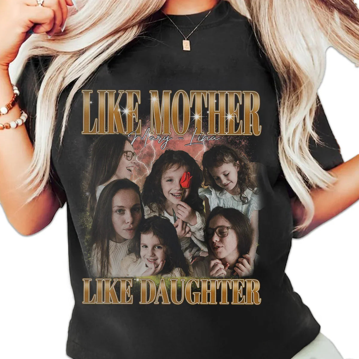"Like Mother Like Daughter" Handcraft Tee - Histozing